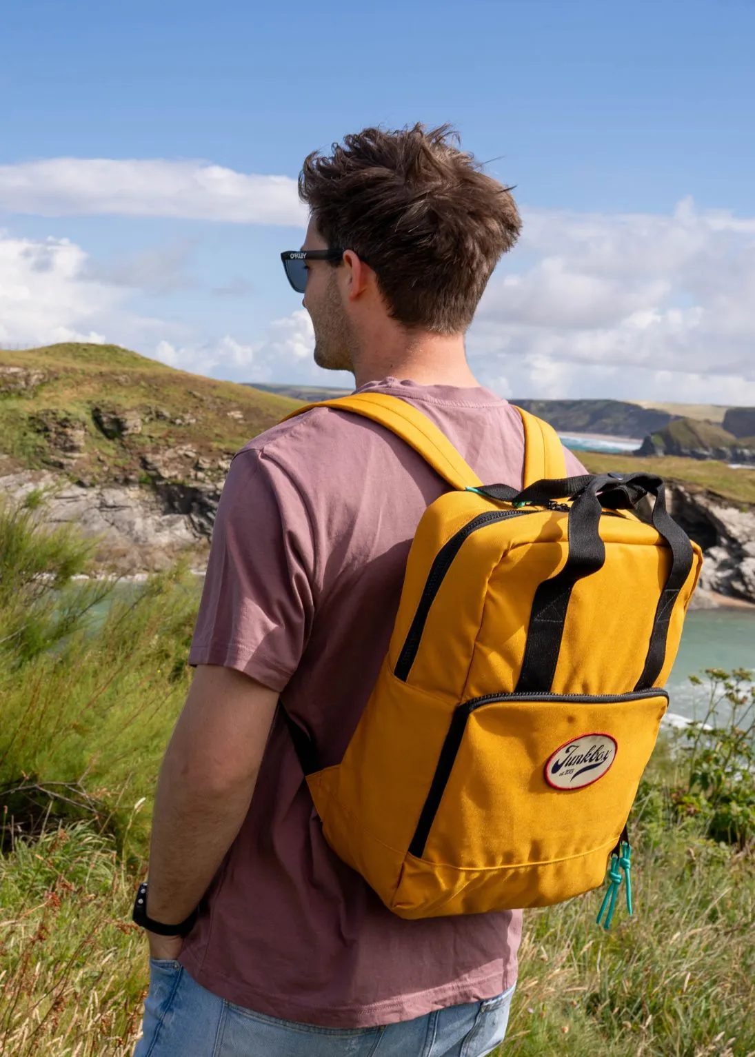 'The Cooler' Recycled Insulated Backpack in Mustard