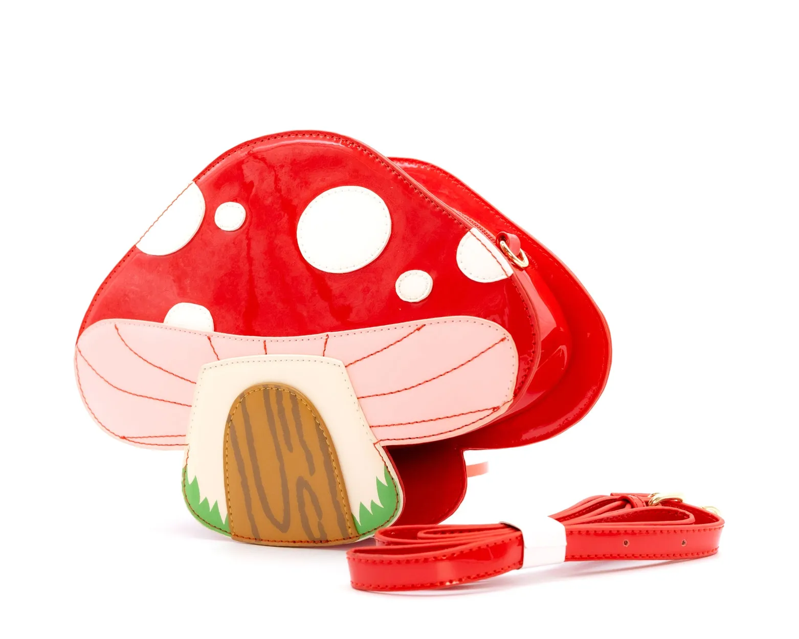 Toadstool Mushroom House Purse