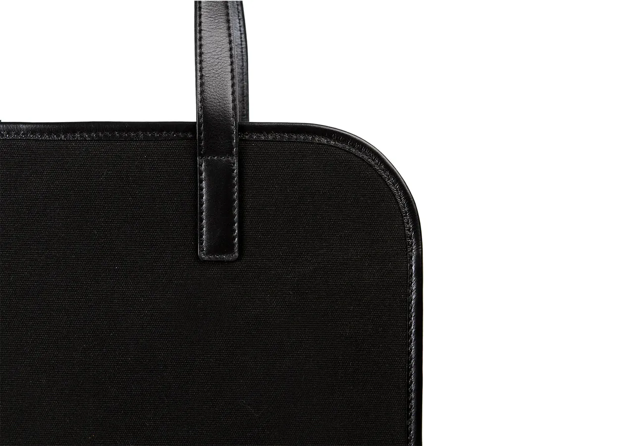 Tote Bag With Sedge (Black)