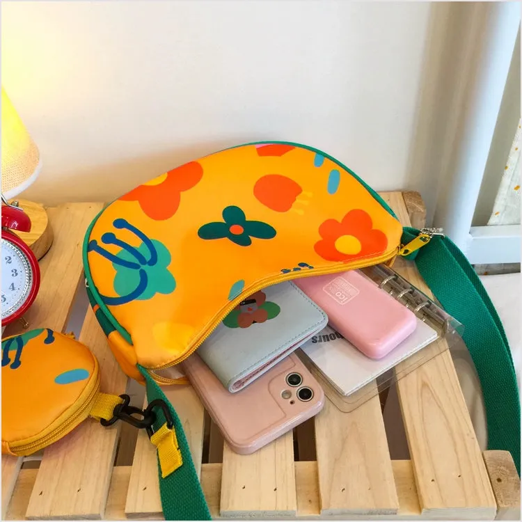 Trendy Nylon Canvas Crossbody Bag