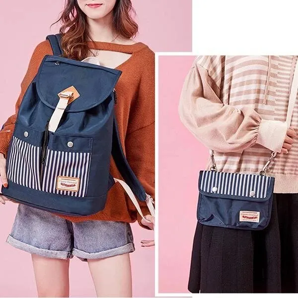 Women Large Capacity Anti-theft Backpack School Bag Travel